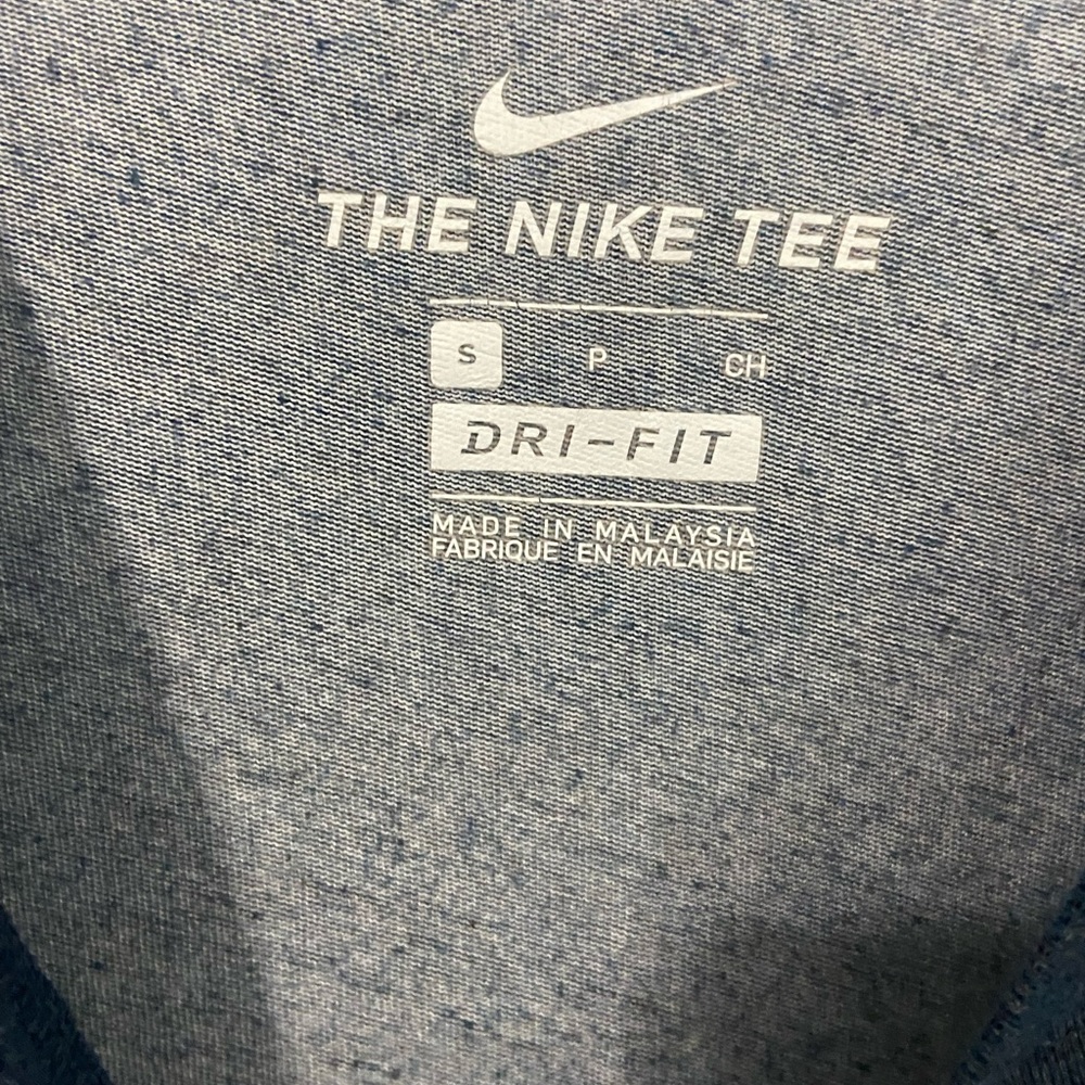 Nike Dri-FIT Legend Men's Training Heather Blue T-Shirt size small - Picture 7 of 7